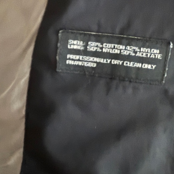 Men’s Calvin Klein Black Rain Trench Coat. Size 48 - Picture 6 of 8